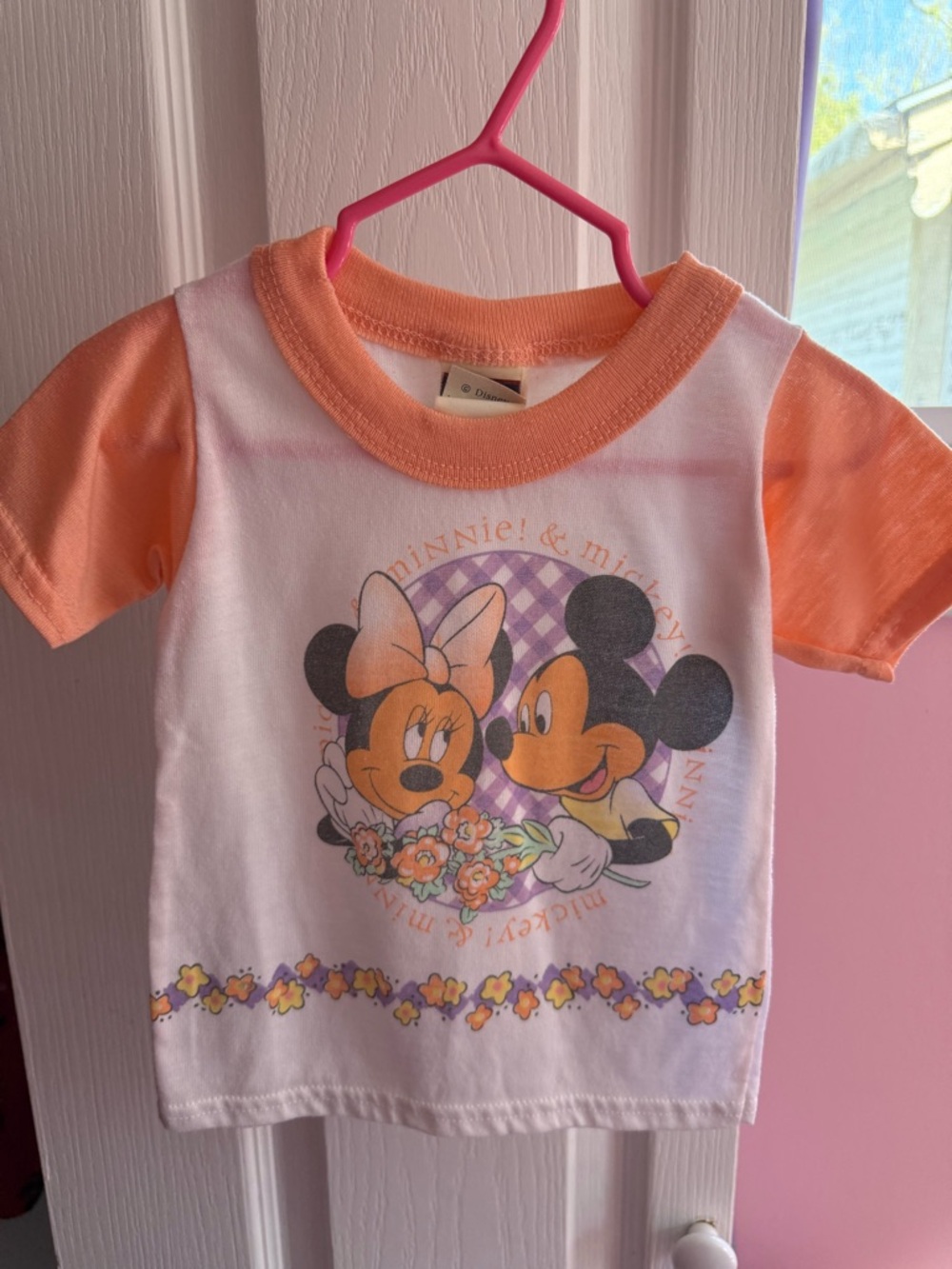 Vintage Mickey mouse baby shirt